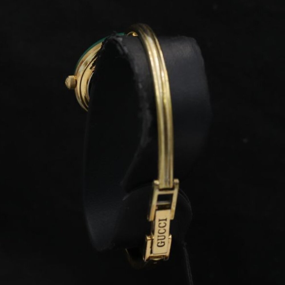 Vintage Gucci, changeable bezel, 1100-L, bangle watch, QZ, white dial - Picture 4 of 5